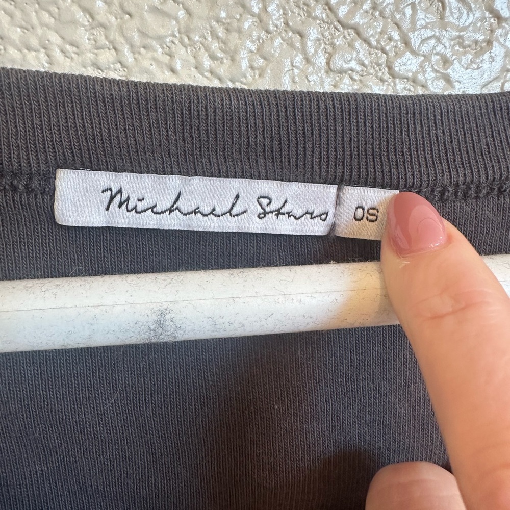 Michael Stars Charcoal Sleeveless Top - Picture 3 of 5